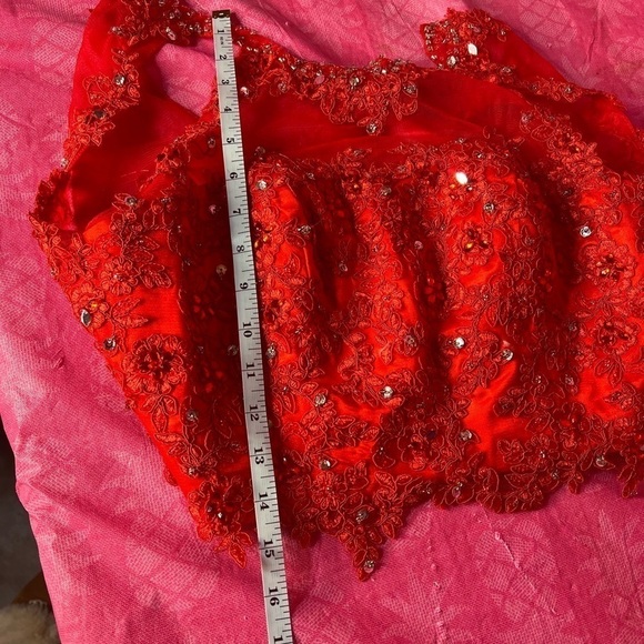 A-line High Neck Tulle Short/Mini Sequins Short Prom Dresses - Picture 13 of 14